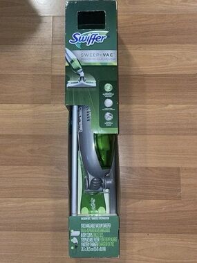 1 Swiffer Sweep + Vac Cordless Vacuum Starter Kit Rechargeable Sweeper NEW N BOX